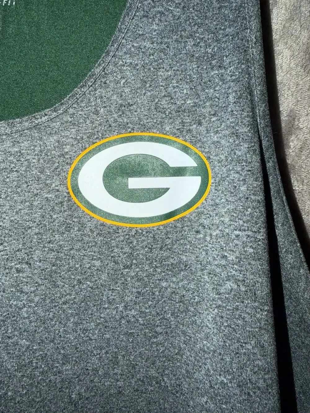 Nike Green Bay Packers Hurry Up Women's Dri-FIT NFL Racerback Tank Top Size L